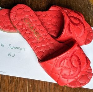 Chanel limited edition Cruise slides